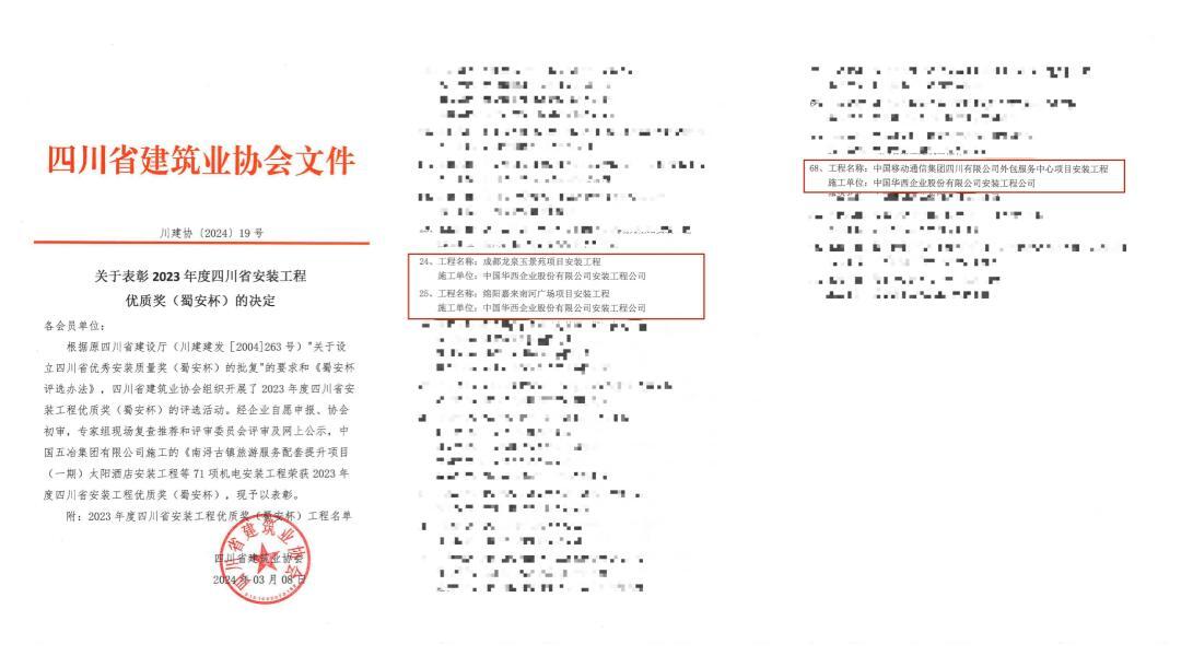 深耕不輟，載譽前行！華西安裝殊榮再+3！